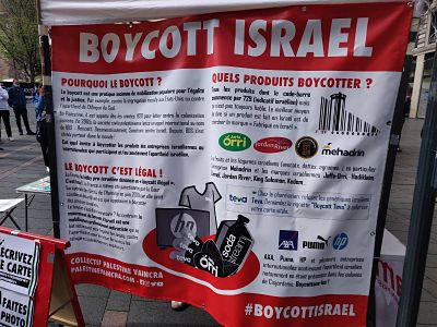 Soutien à BDS - La discrimination des racistes colonialistes est un devoir